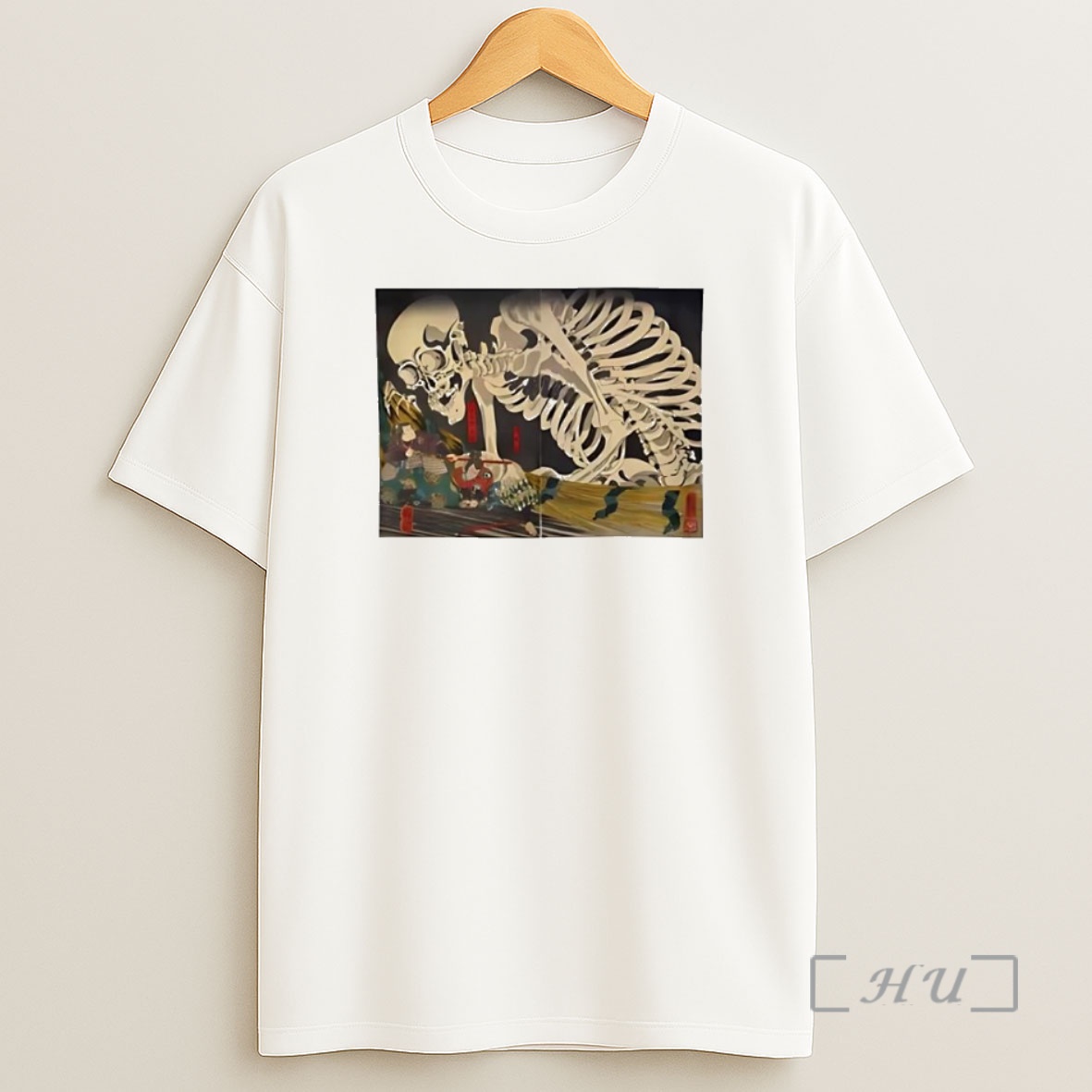 Officials Kuniyoshis Giant Skeleton Picture Premium Shirt Sweatshirt Tee