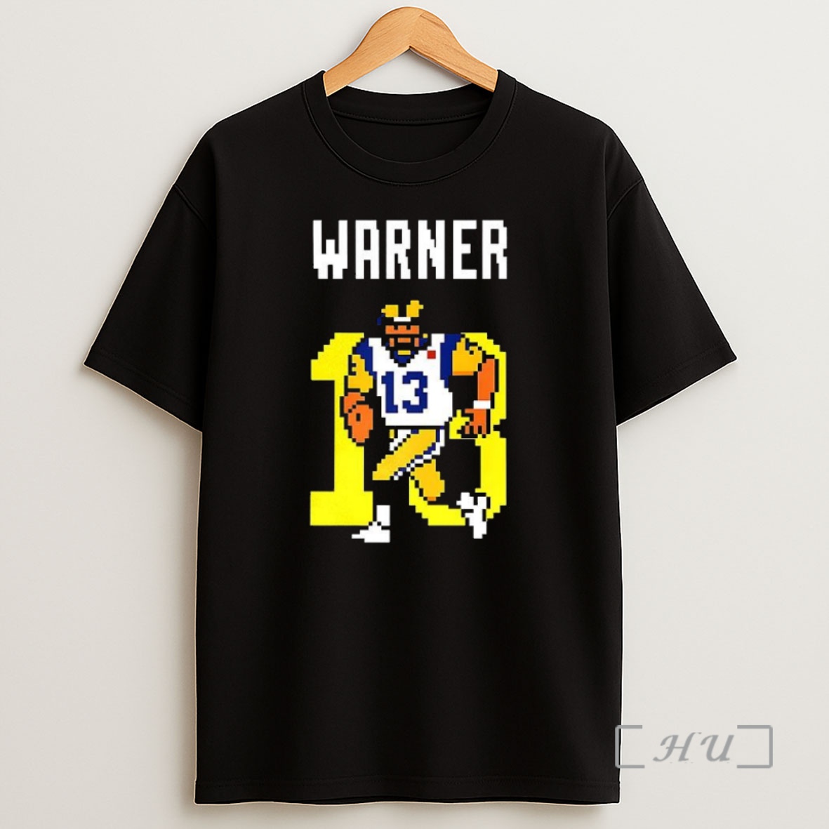 Officials Kurt Warner Los Angeles Rams Nfl Retro 8 Bit Premium Shirt Sweatshirt Tee