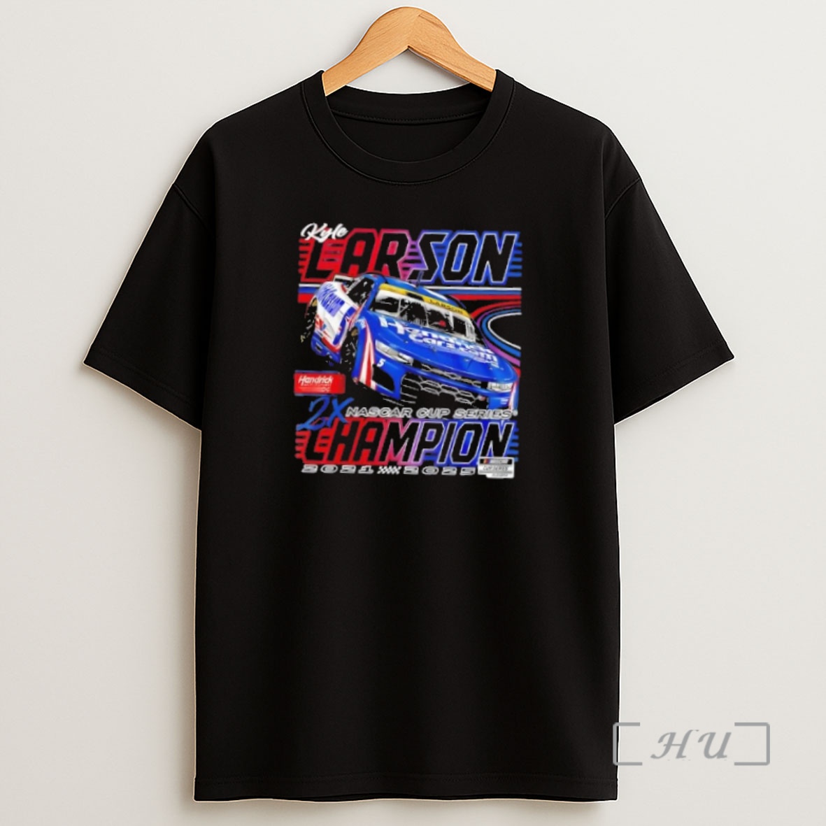 Officials Kyle Larson 5 2025 Nascar Two Time Champion 2 Sided Premium Shirt Sweatshirt Tee