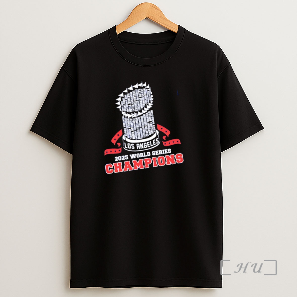 Officials La Baseball Champions Player Name Trophy Premium Shirt Sweatshirt Tee