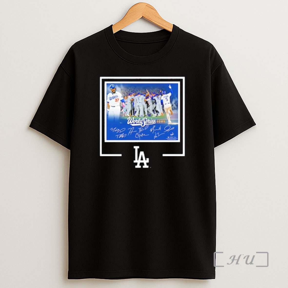 Officials La Dodgers Autographed World Series Signatures 2025 Premium Shirt Sweatshirt Tee