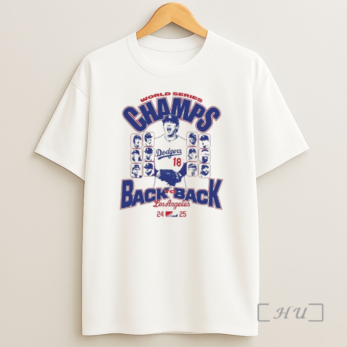 Officials La Dodgers Back To Back 24 25 World Series Champs Premium Shirt Sweatshirt Tee