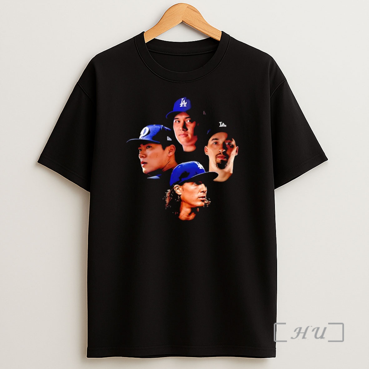 Officials La Dodgers Core Team 4 Aces Portrait Premium Shirt Sweatshirt Tee