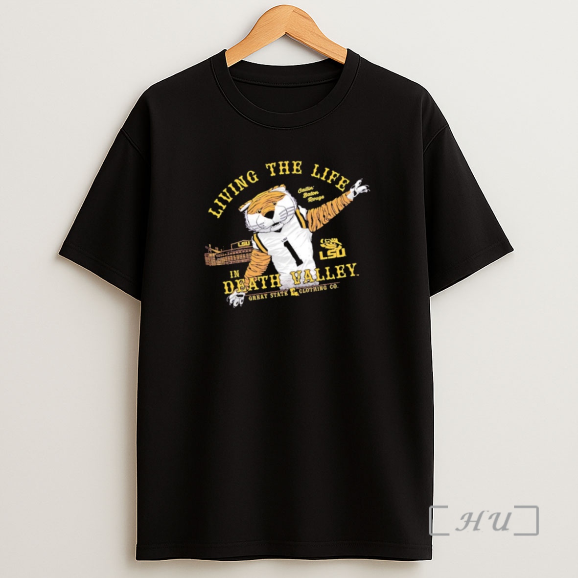 Officials Lsu Tigers Living The Life In Death Valley Mike The Tiger Mascot Premium Shirt Sweatshirt Tee