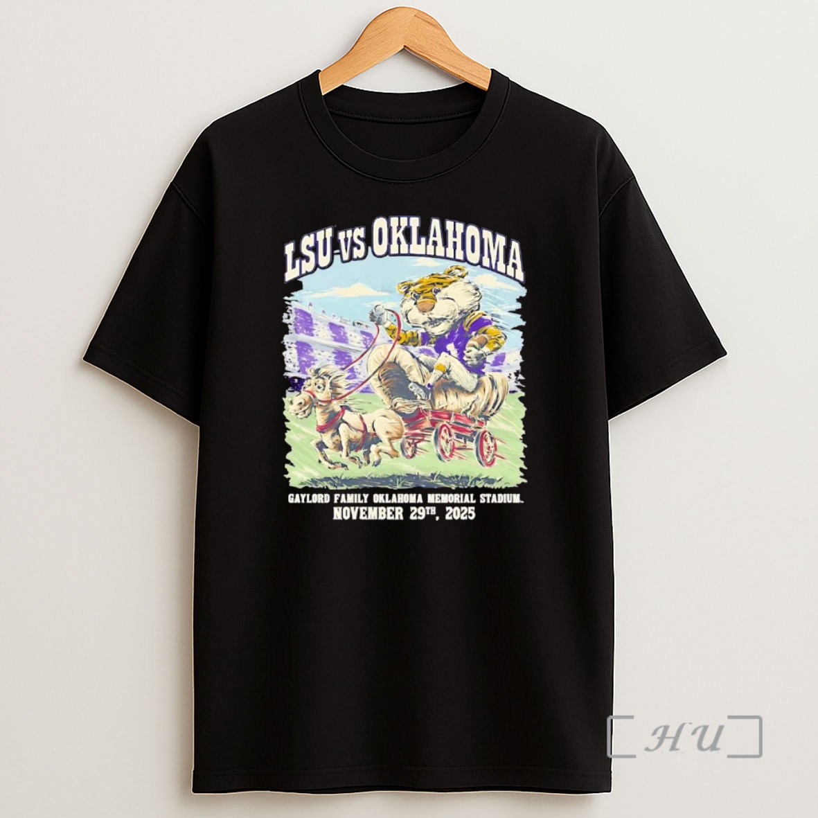 Officials Lsu Tigers Vs Oklahoma Sooners Gaylord Family Game Day 2025 Premium Shirt Sweatshirt Tee