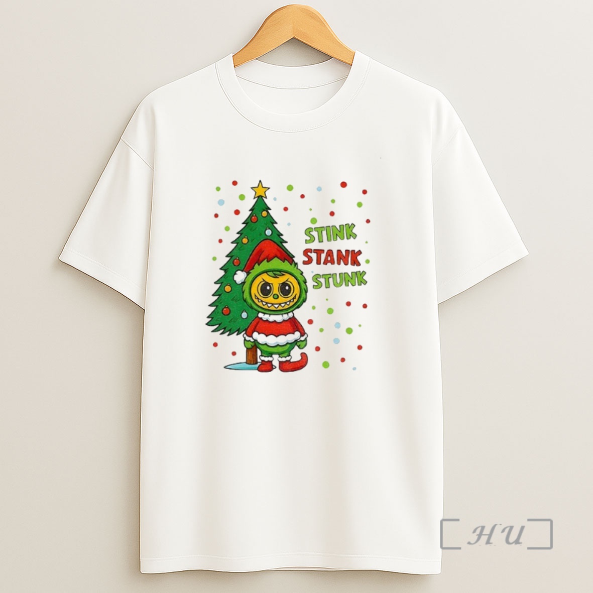Officials Labubu Elf Xmas Stink Stank Stunk Christmas Premium Shirt Sweatshirt Tee