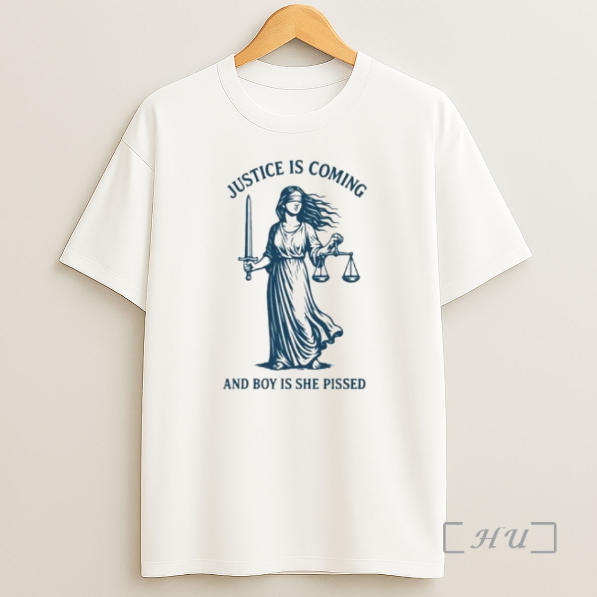 Officials Lady Justice Is Coming And Boy Is She Pissed Ornaments Premium Shirt Sweatshirt Tee