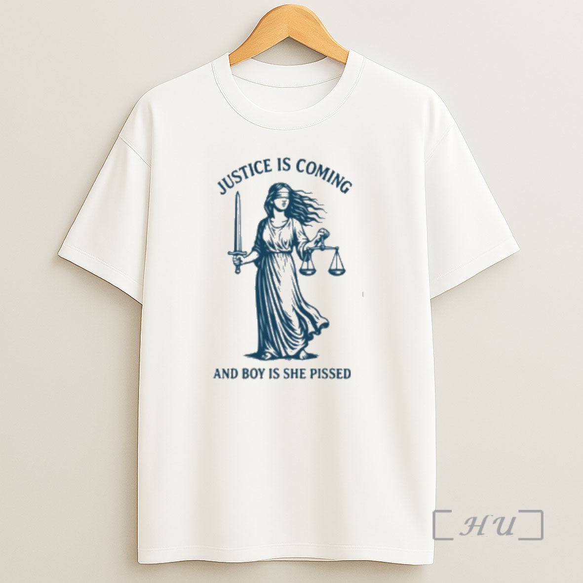 Officials Lady Justice Is Coming And Boy Is She Pissed Premium Shirt Sweatshirt Tee