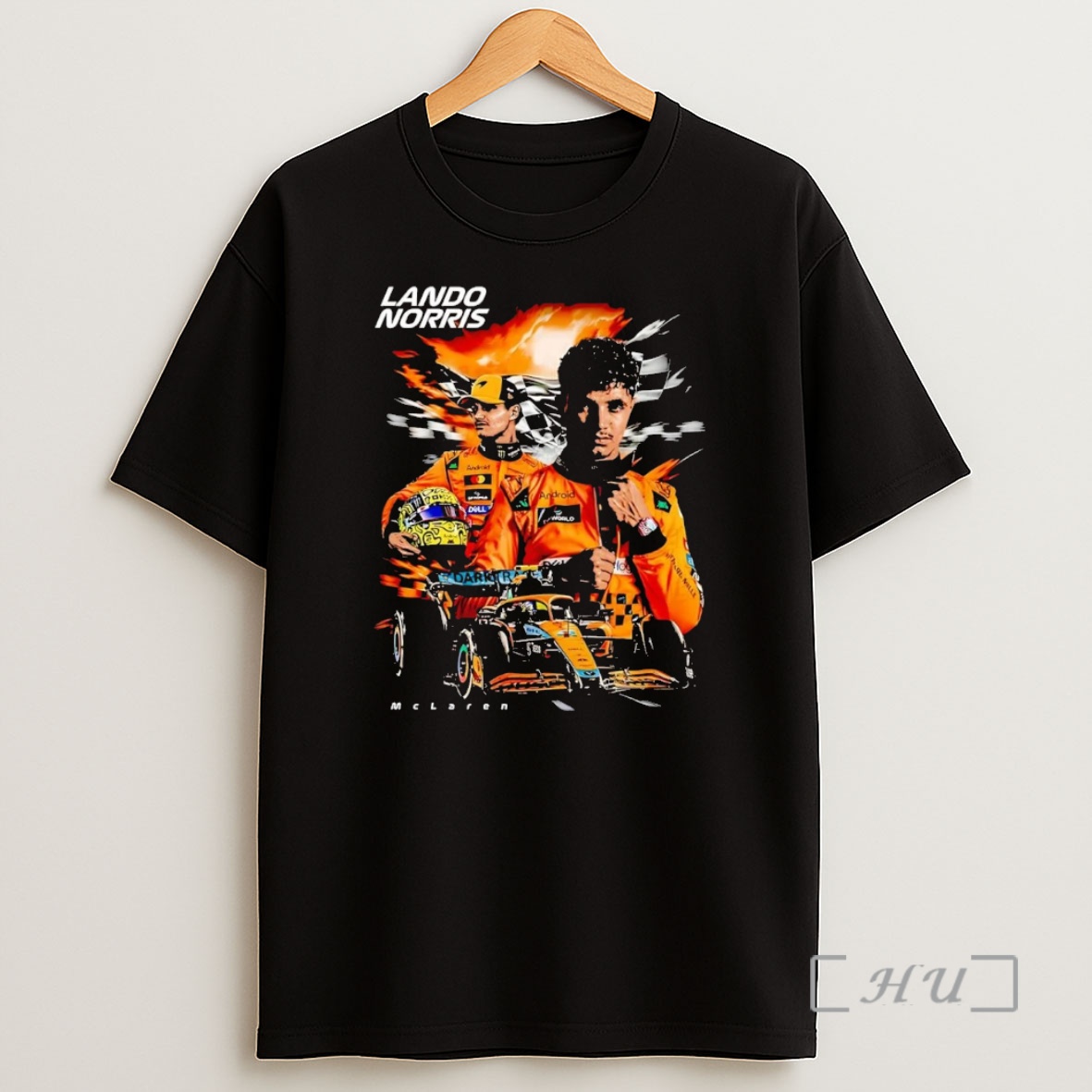 Officials Lando Norris Picture Collage 2 Sided Premium Shirt Sweatshirt Tee
