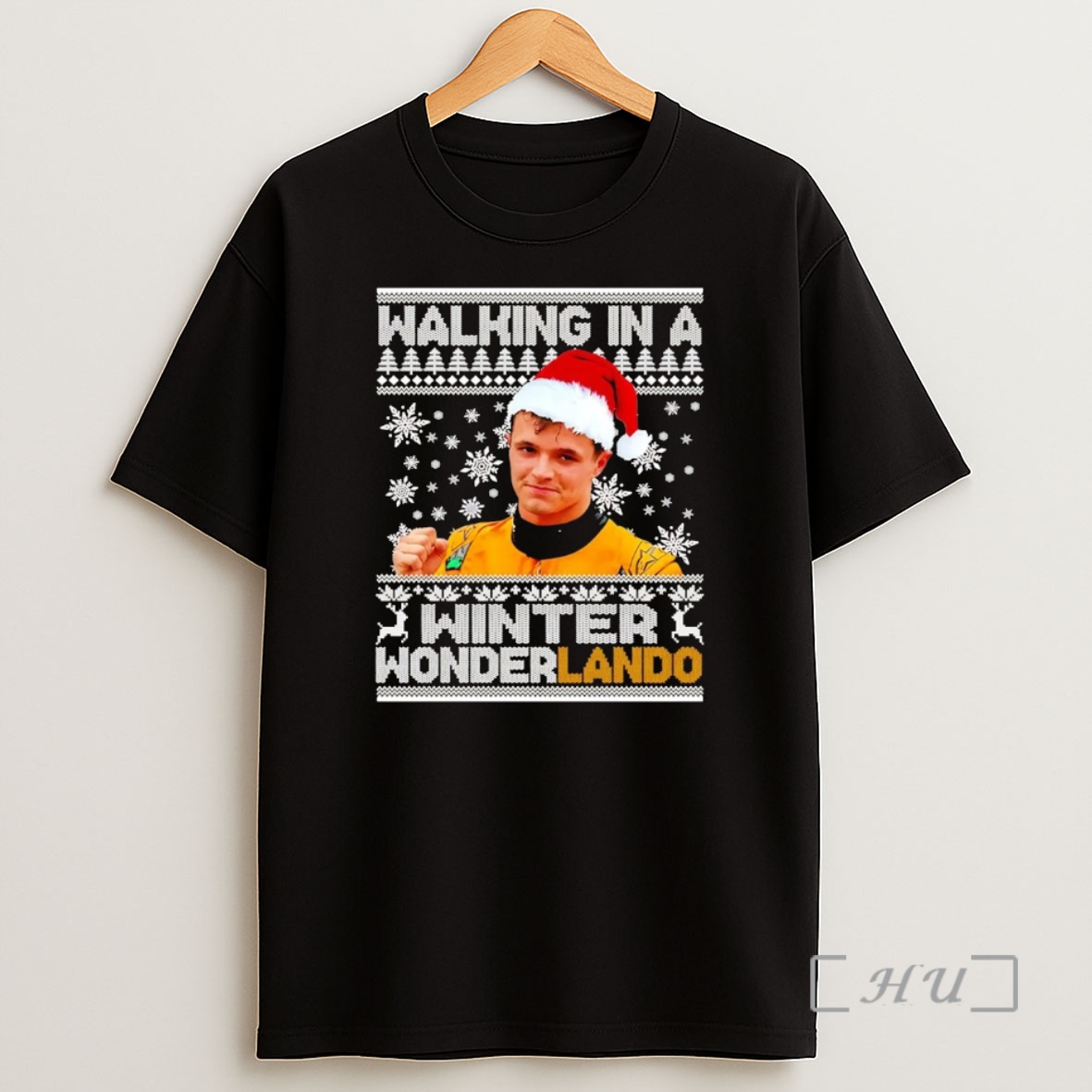 Officials Lando Walking In A Winter Wonderlando Christmas Premium Shirt Sweatshirt Tee