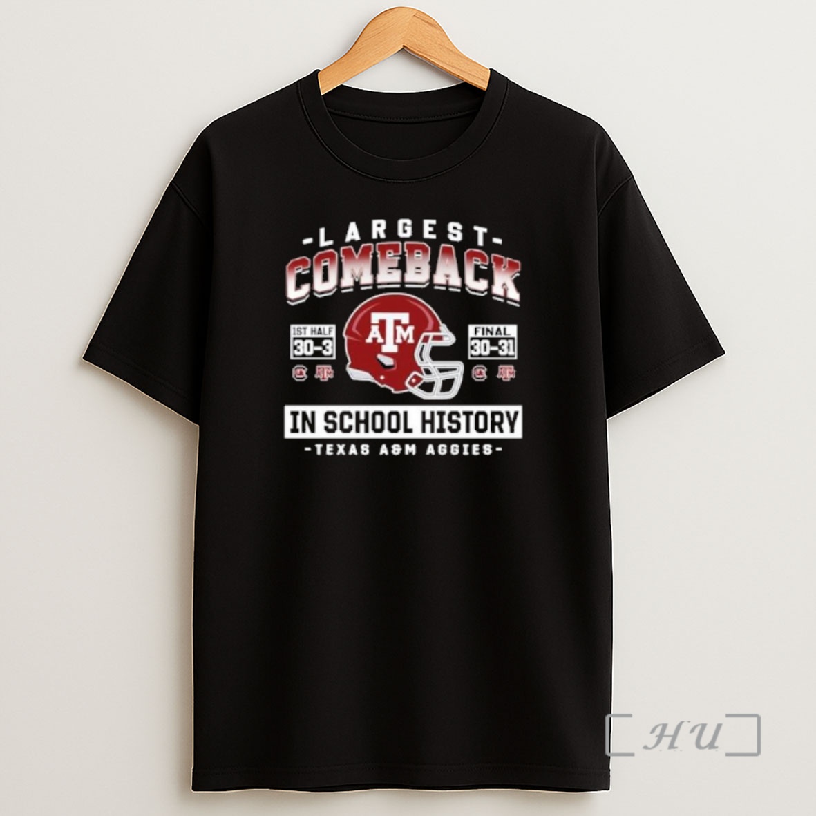 Officials Largest Comeback In School History Texas Am Aggies Football Premium Shirt Sweatshirt Tee