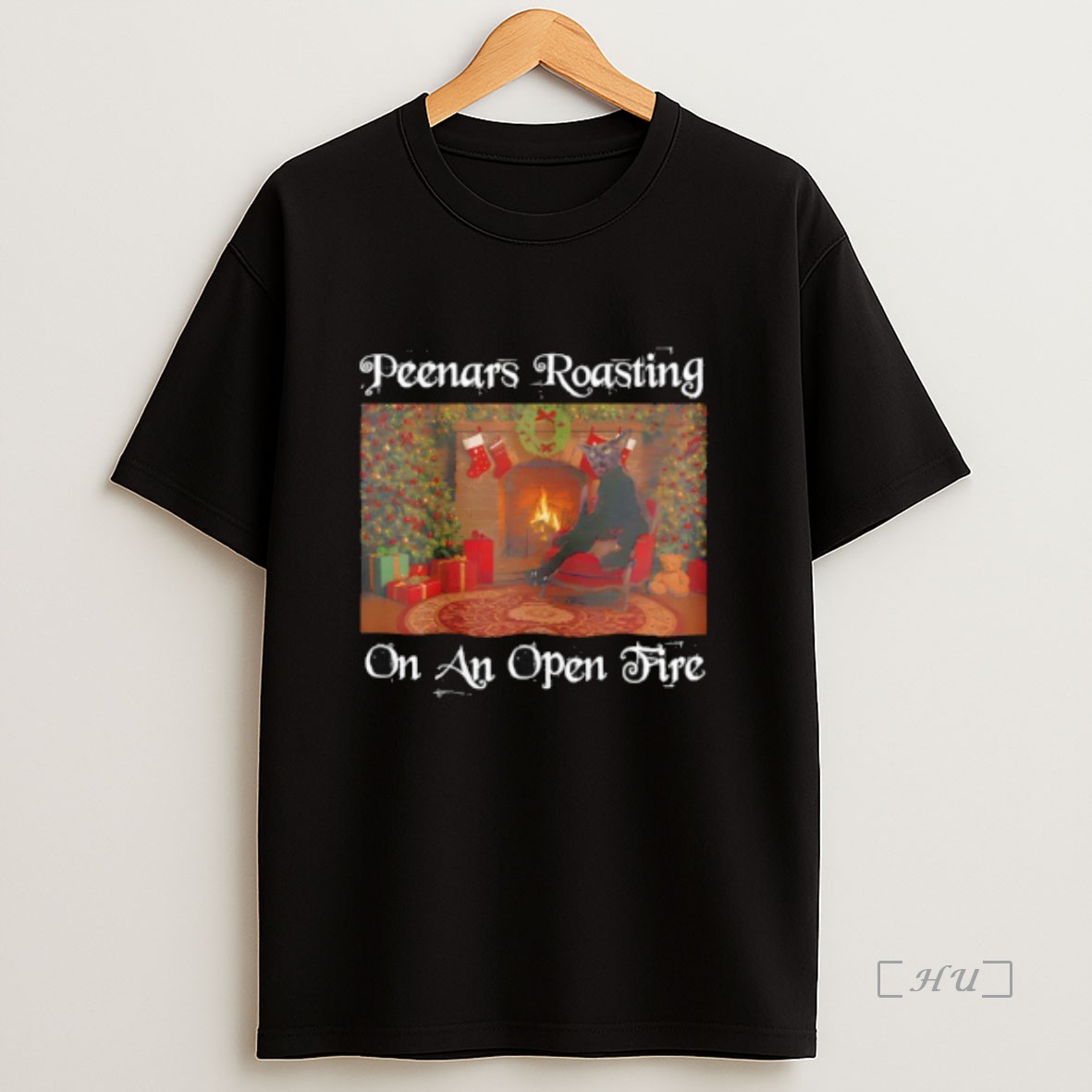 Officials Larry Peenars Roasting On An Open Fire Black Cat Premium Shirt Sweatshirt Tee
