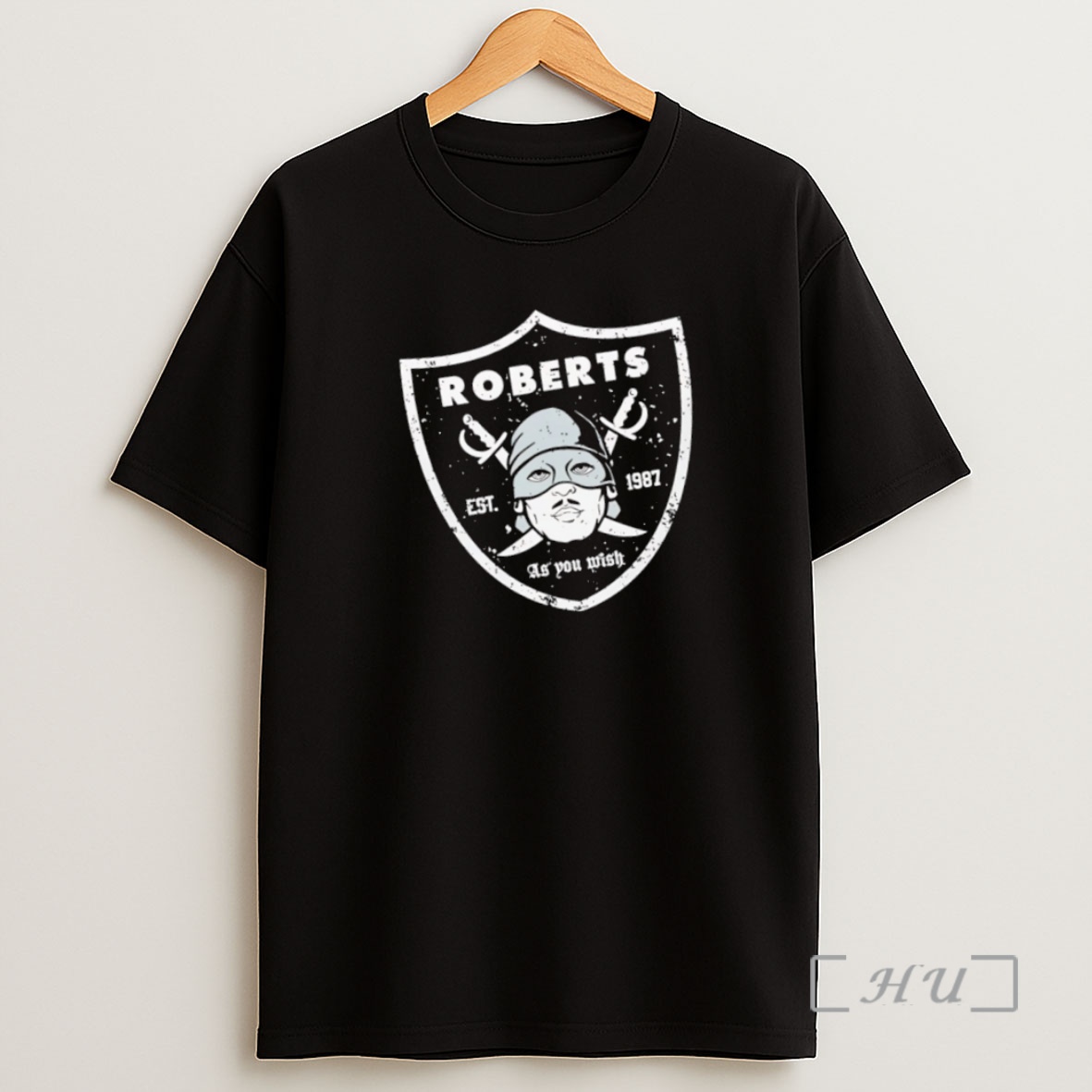 Officials Las Vegas Raiders Roberts As You Wish Est 1987 Logo Premium Shirt Sweatshirt Tee