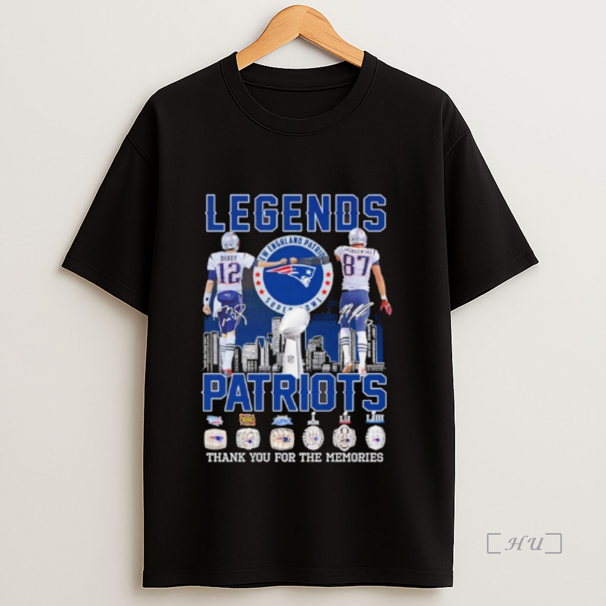 Officials Legends Tom Brady And Rob Gronkowski New England Patriots Super Bowls Premium Shirt Sweatshirt Tee 1