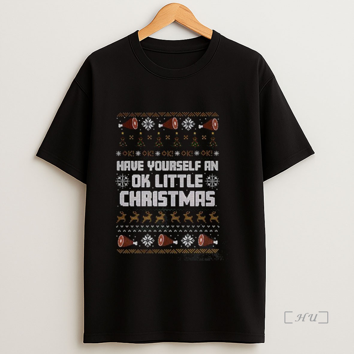 Officials Leigh Mcnasty Have Yourself An Ok Little Christmas Ugly Pork Trotters Premium Shirt Sweatshirt Tee