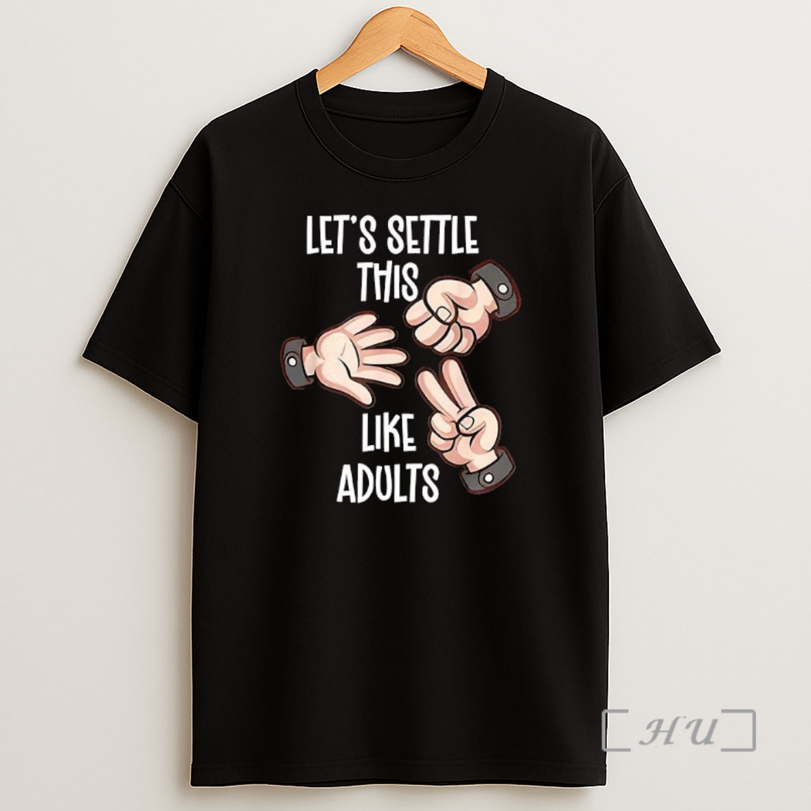 Officials Lets Settle This Like Adults Rock Paper Scissors Premium Shirt Sweatshirt Tee