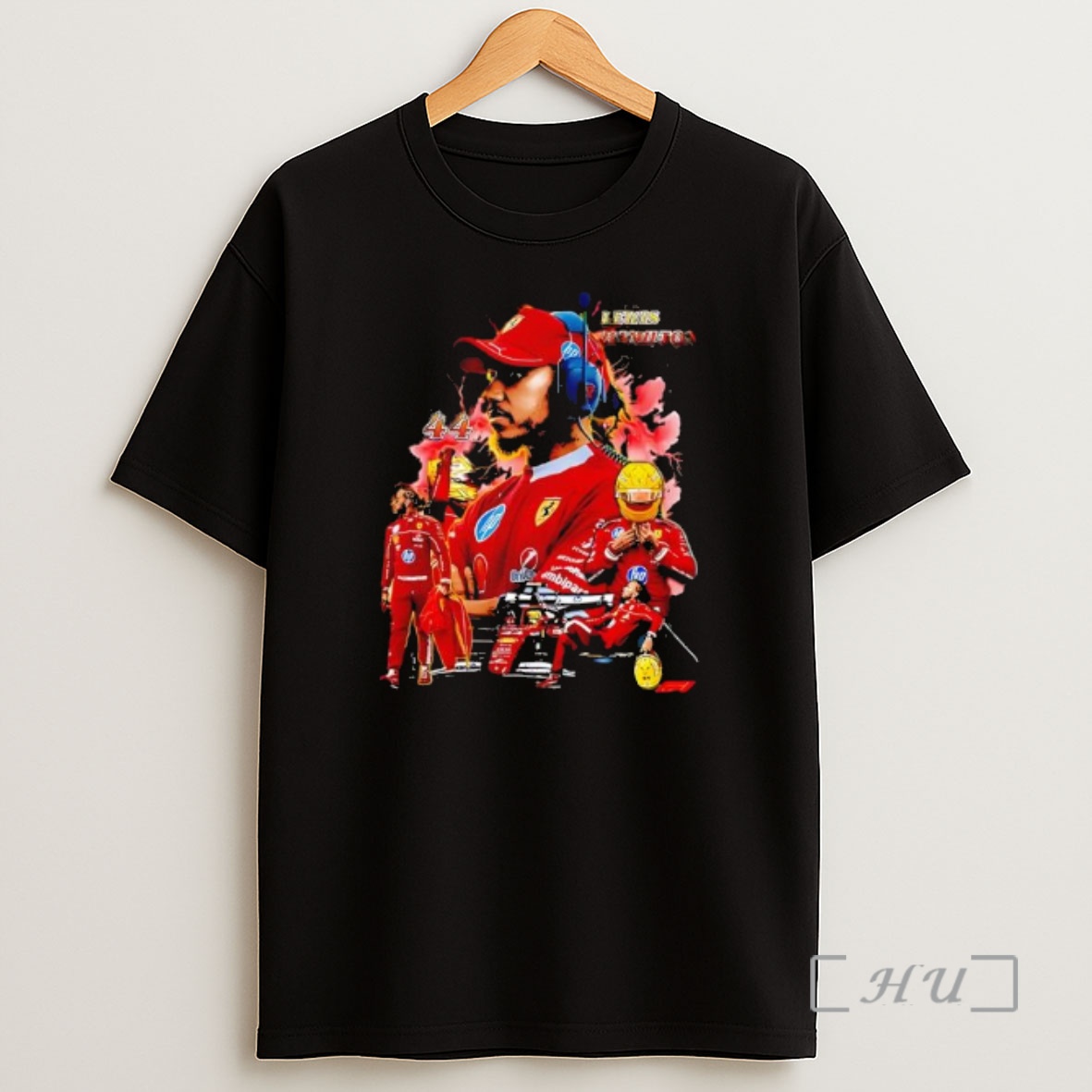 Officials Lewis Hamilton Formula 1 Driver Scuderia Ferrari Team Gear Premium Shirt Sweatshirt Tee