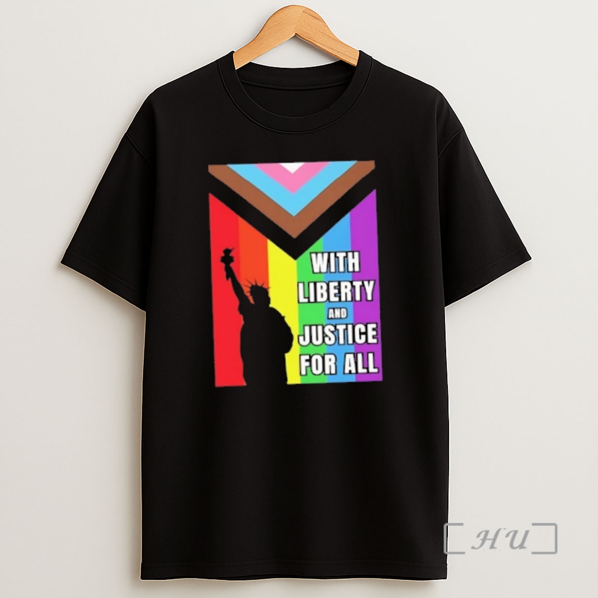 Officials Liberty Of Statue With Liberty And Justice For All Premium Shirt Sweatshirt Tee