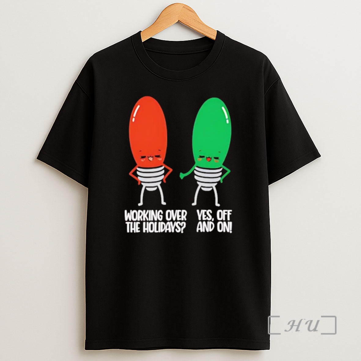 Officials Light Bulb Working Over The Holidays Yes Off And On Christmas Premium Shirt Sweatshirt Tee