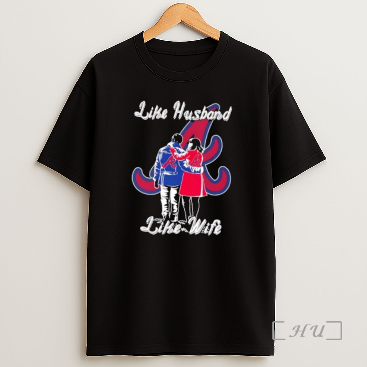 Officials Like Husband Like Wife Like Atlanta Braves Premium Shirt Sweatshirt Tee