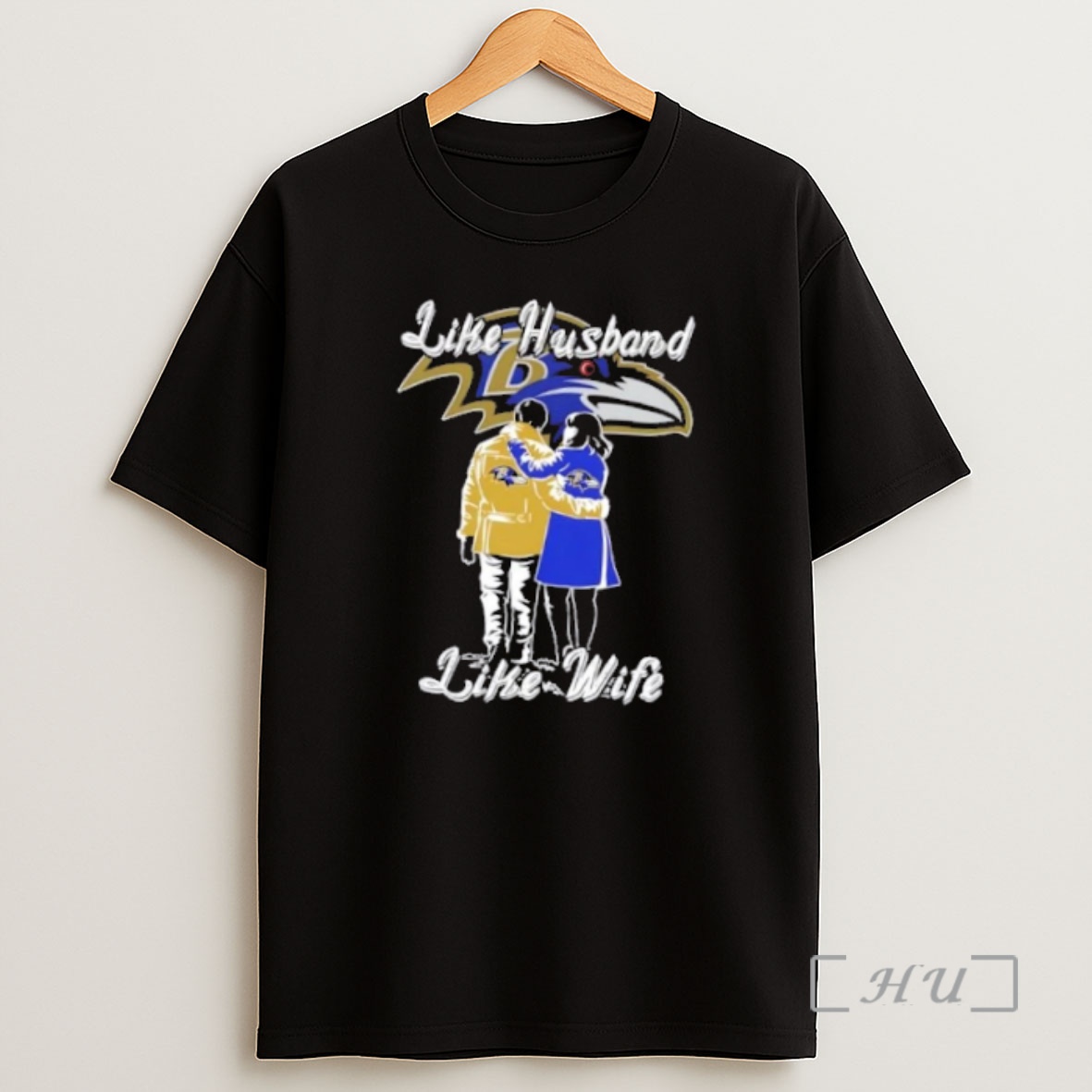 Officials Like Husband Like Wife Like Baltimore Ravens Premium Shirt Sweatshirt Tee