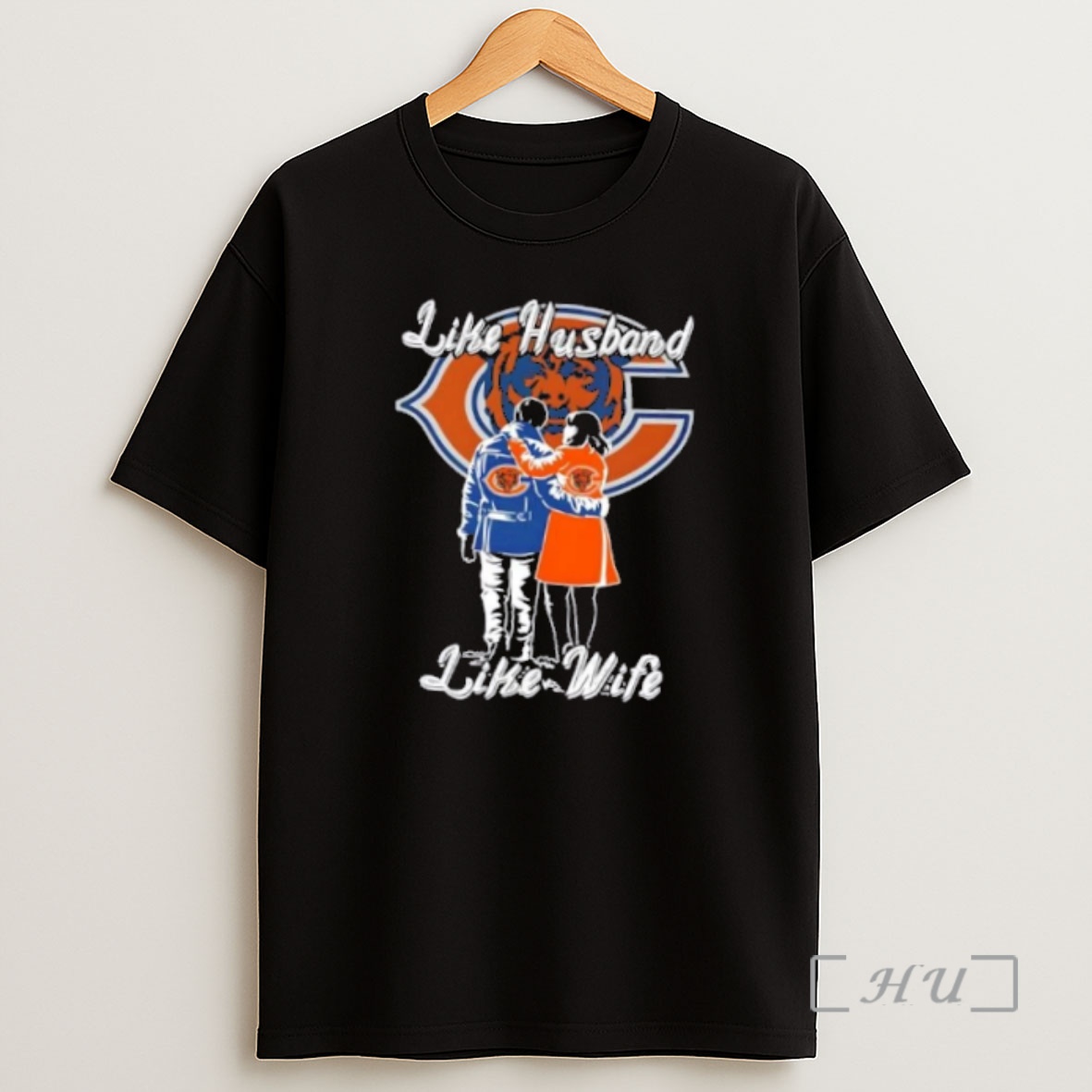 Officials Like Husband Like Wife Like Chicago Bears Premium Shirt Sweatshirt Tee