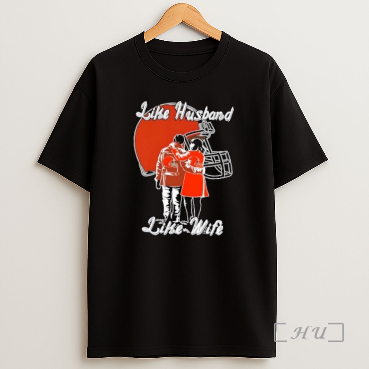 Officials Like Husband Like Wife Like Cleveland Browns Premium Shirt Sweatshirt Tee