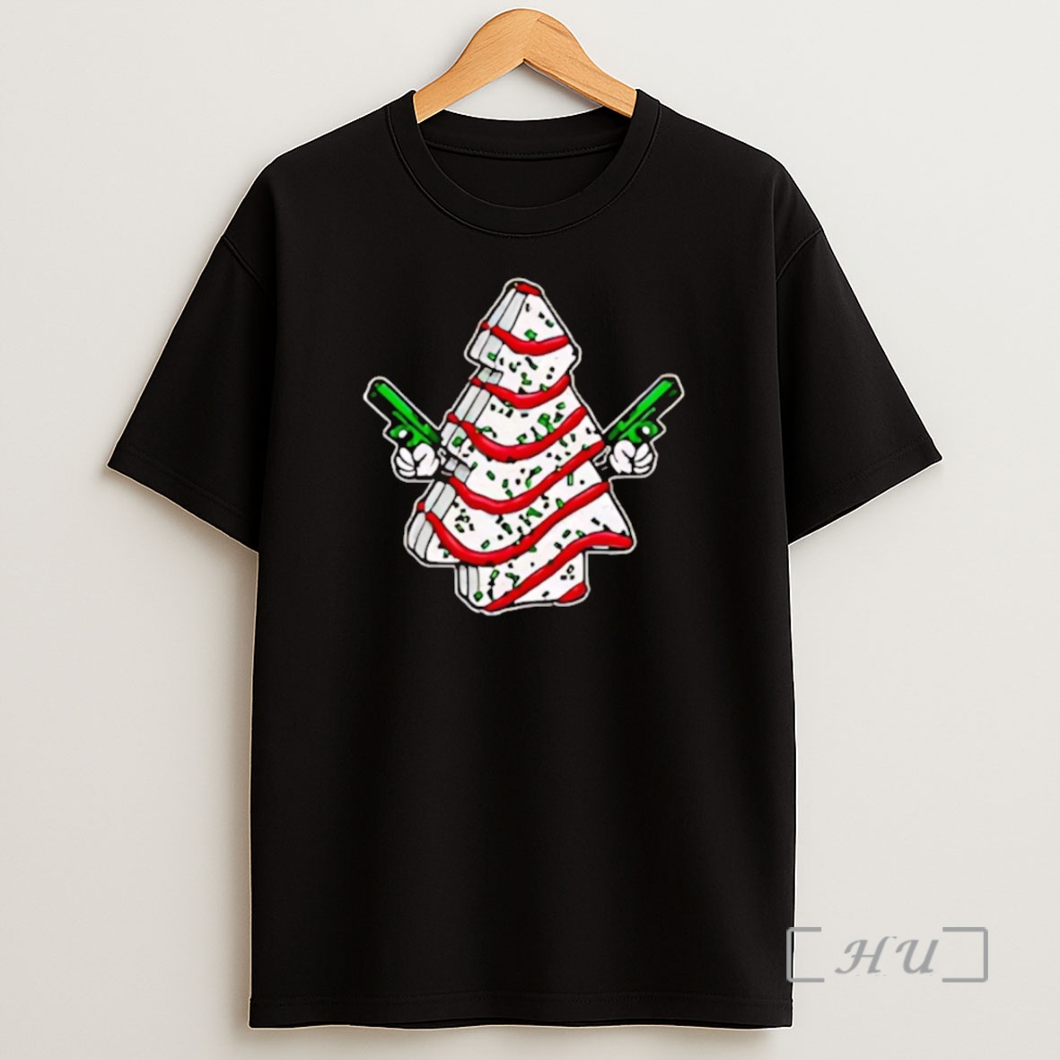 Officials Little Debbie Christmas Tree Cake Guns Premium Shirt Sweatshirt Tee