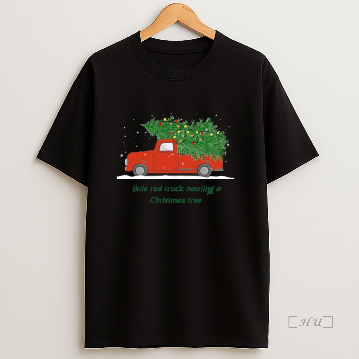 Officials Little Red Truck Hauling A Christmas Tree 2025 Premium Shirt Sweatshirt Tee