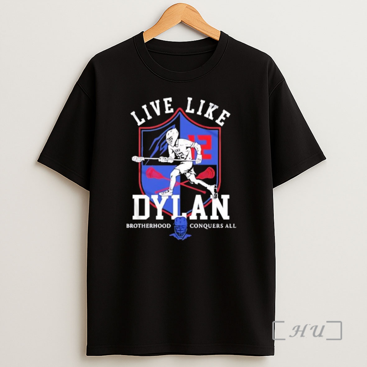 Officials Live Like Dylan Veselic Brotherhood Conquers All Black Premium Shirt Sweatshirt Tee