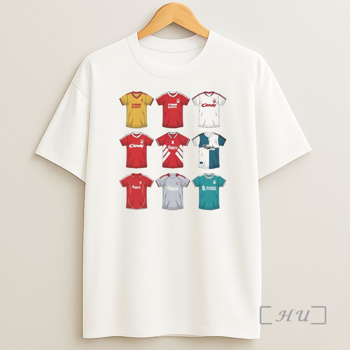 Officials Liverpool Fc Jersey Three Stripes Hall Of Fame Premium Shirt Sweatshirt Tee