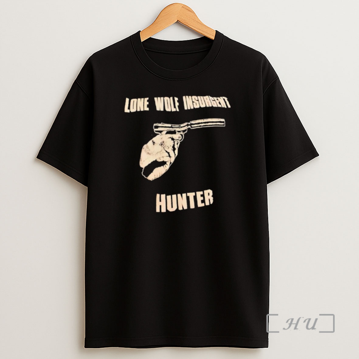 Officials Lone Wolf Insurgent Hunter Hand Holding A Handgun Premium Shirt Sweatshirt Tee
