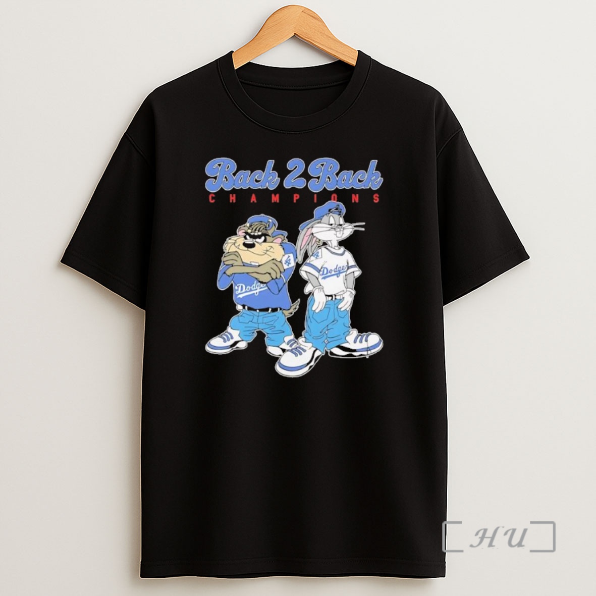 Officials Looney Tunes Dodgers Back To Back World Series Champions Black Premium Shirt Sweatshirt Tee