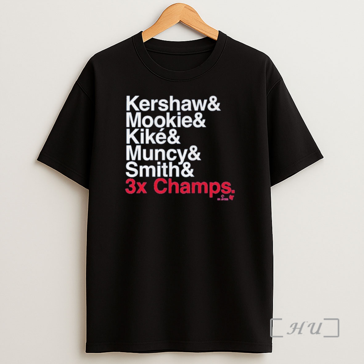 Officials Los Angeles Baseball Ampersand 3 Time Champs Premium Shirt Sweatshirt Tee