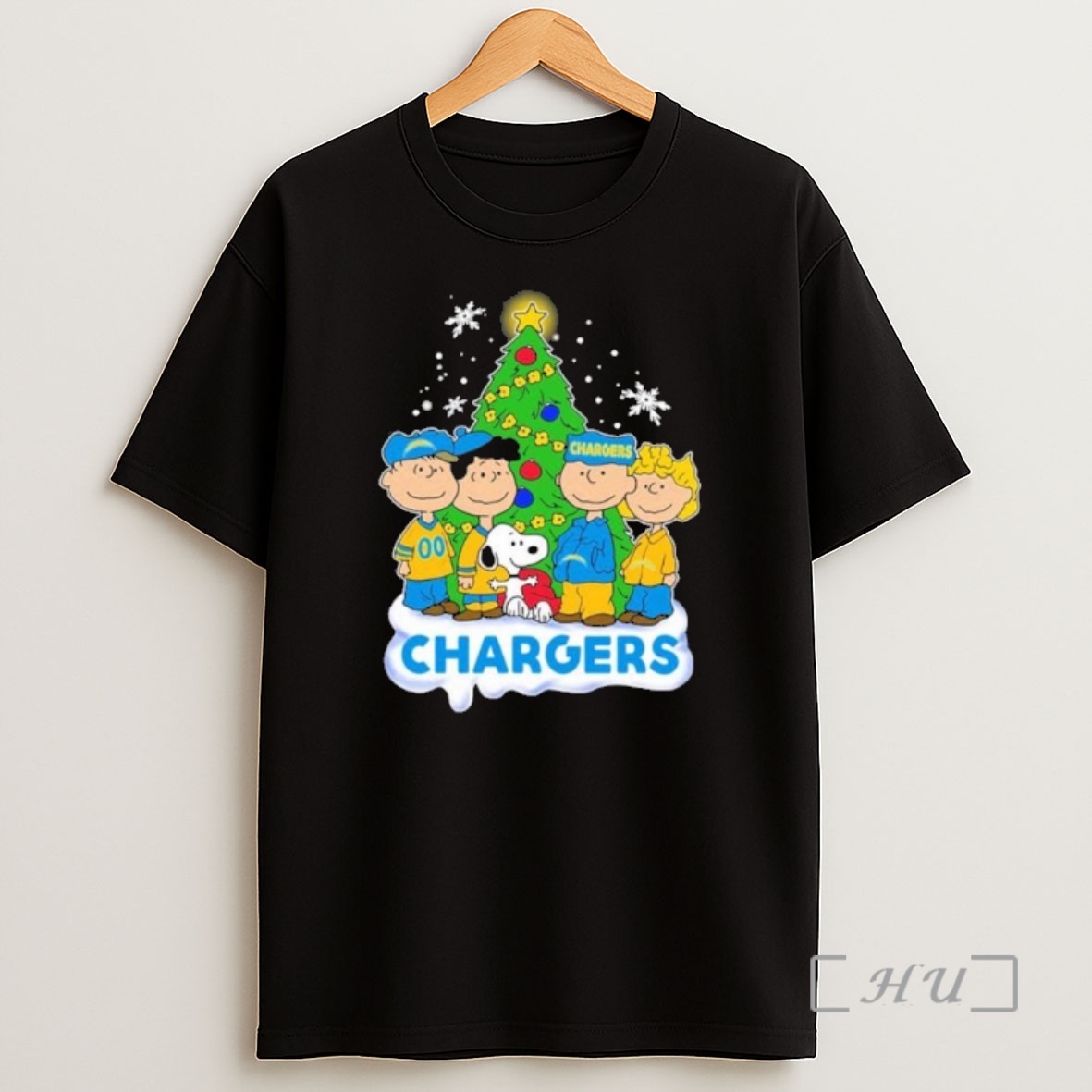 Officials Los Angeles Chargers X The Peanuts Christmas 2025 Premium Shirt Sweatshirt Tee