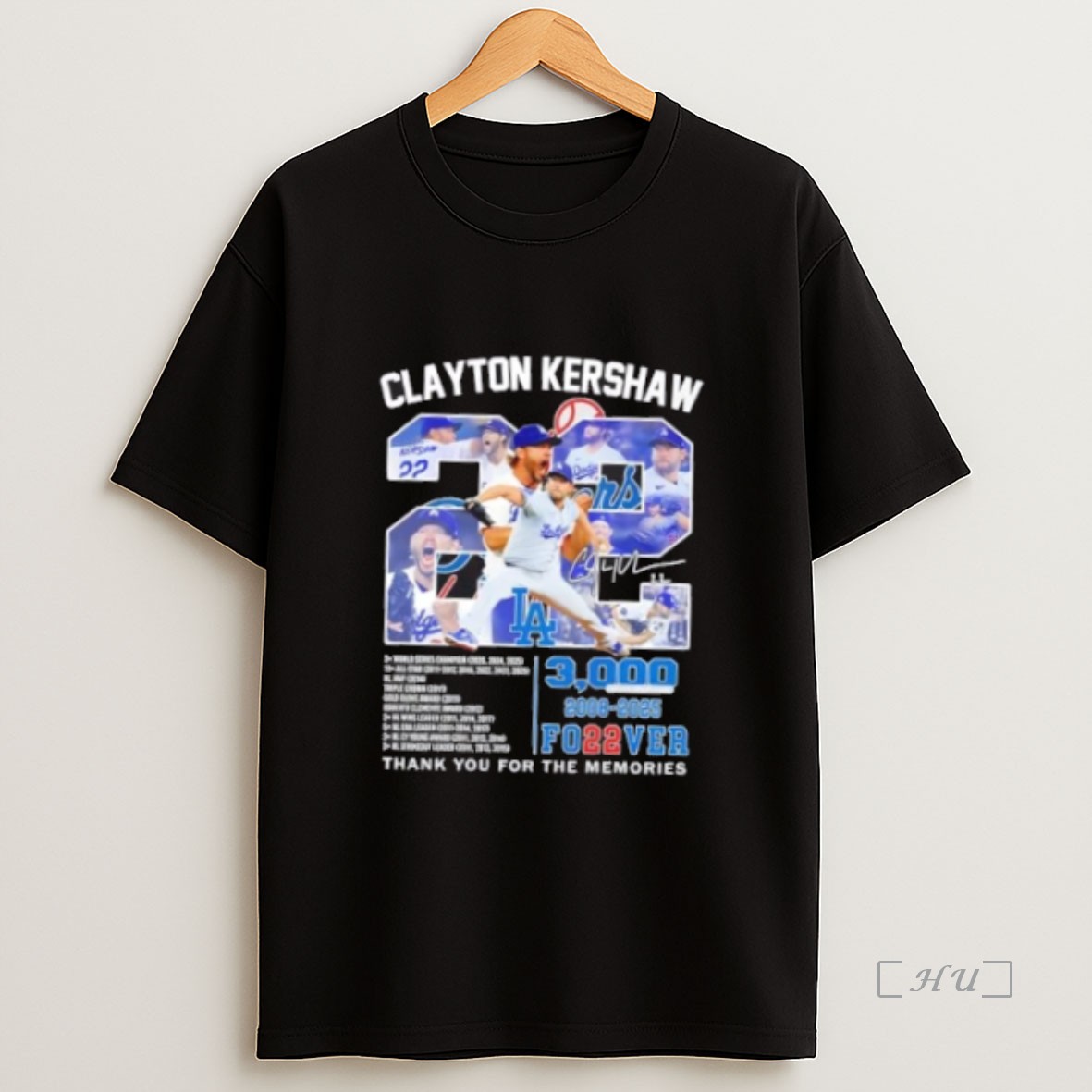 Officials Los Angeles Dodgers 2008 2025 Clayton Kershaw 3000 Forever Thank You For The Memories Signature Premium Shirt Sweatshirt Tee