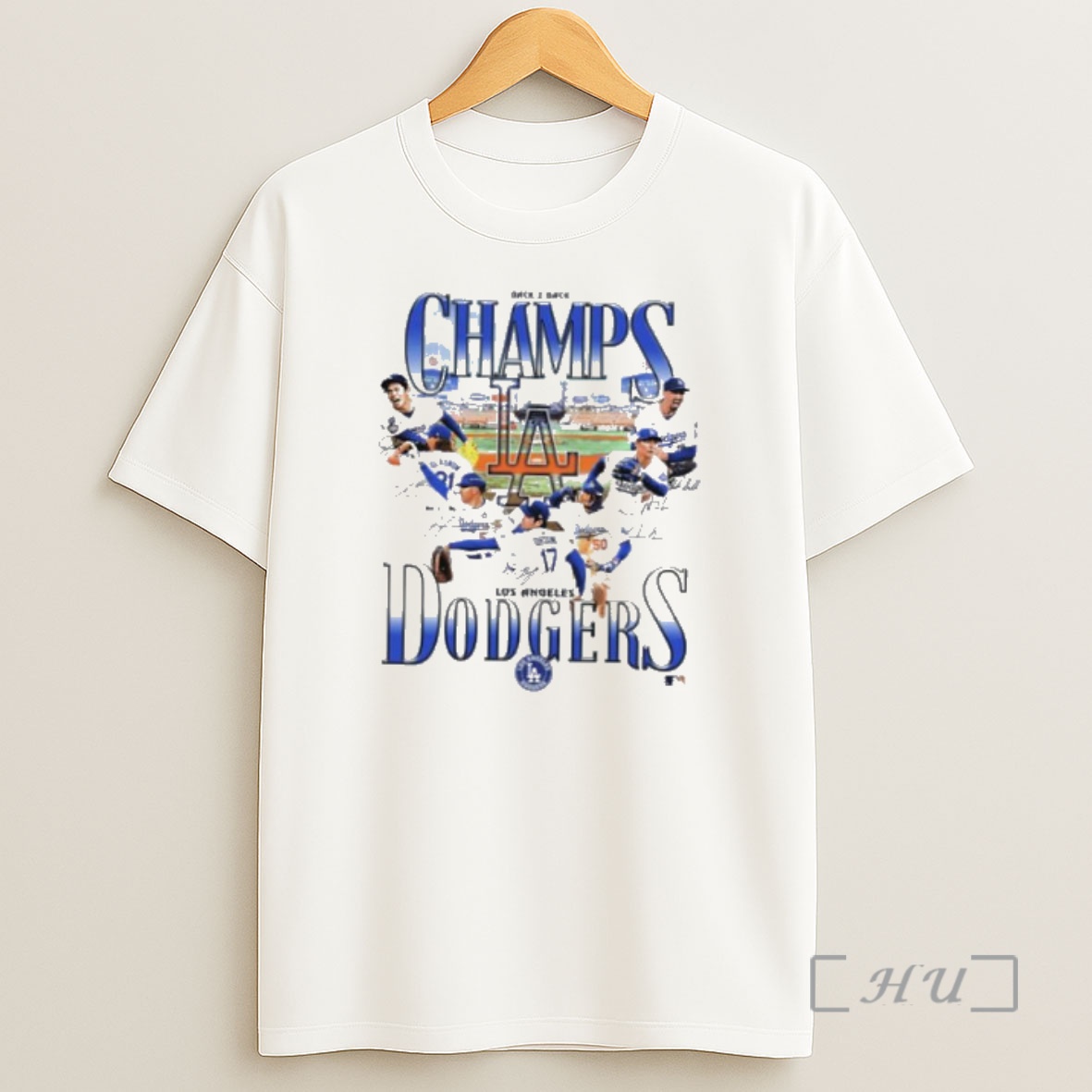 Officials Los Angeles Dodgers 2024 2025 Back 2 Back World Series Champs Signatures Premium Shirt Sweatshirt Tee