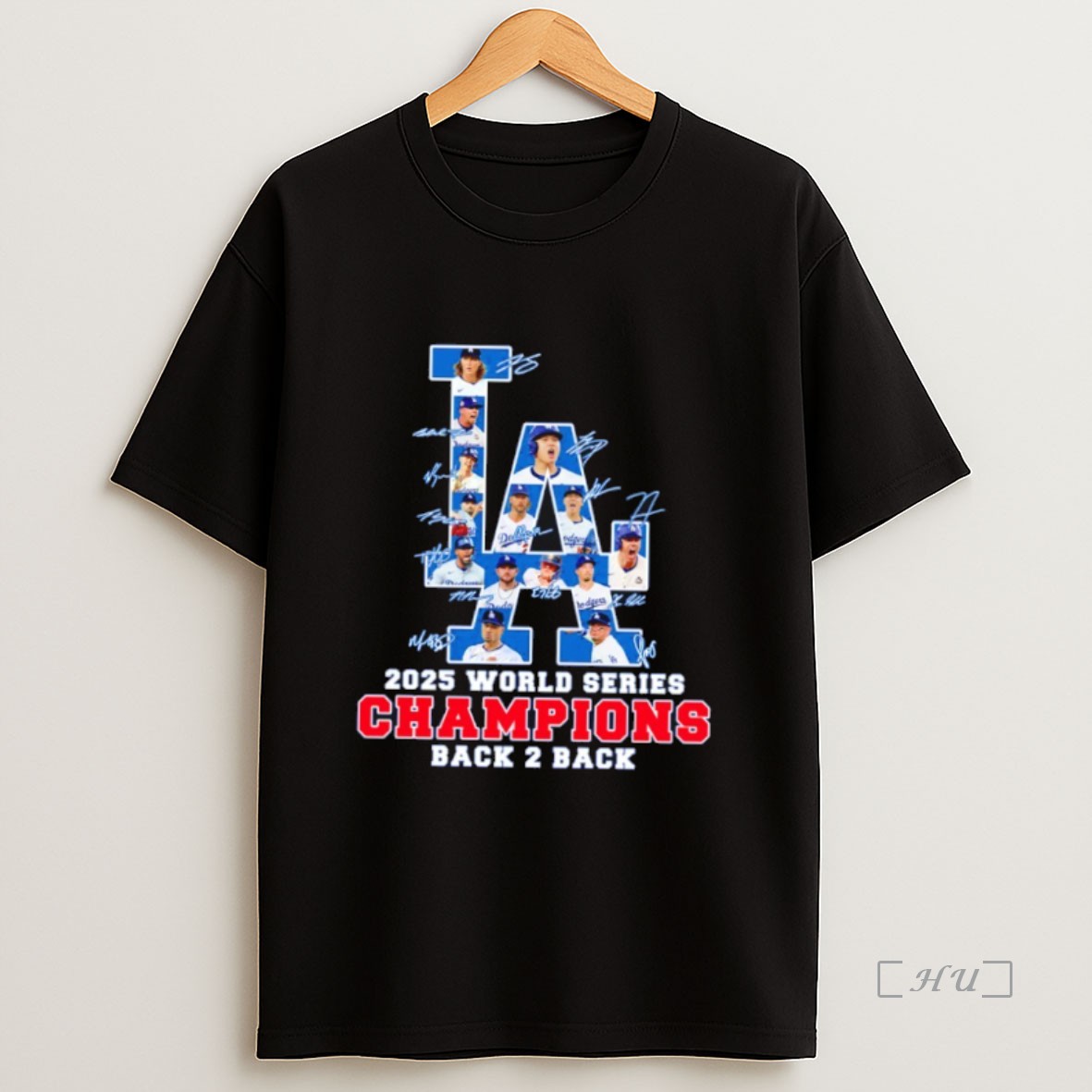Officials Los Angeles Dodgers 2025 World Series Champions Back 2 Back Signatures Premium Shirt Sweatshirt Tee