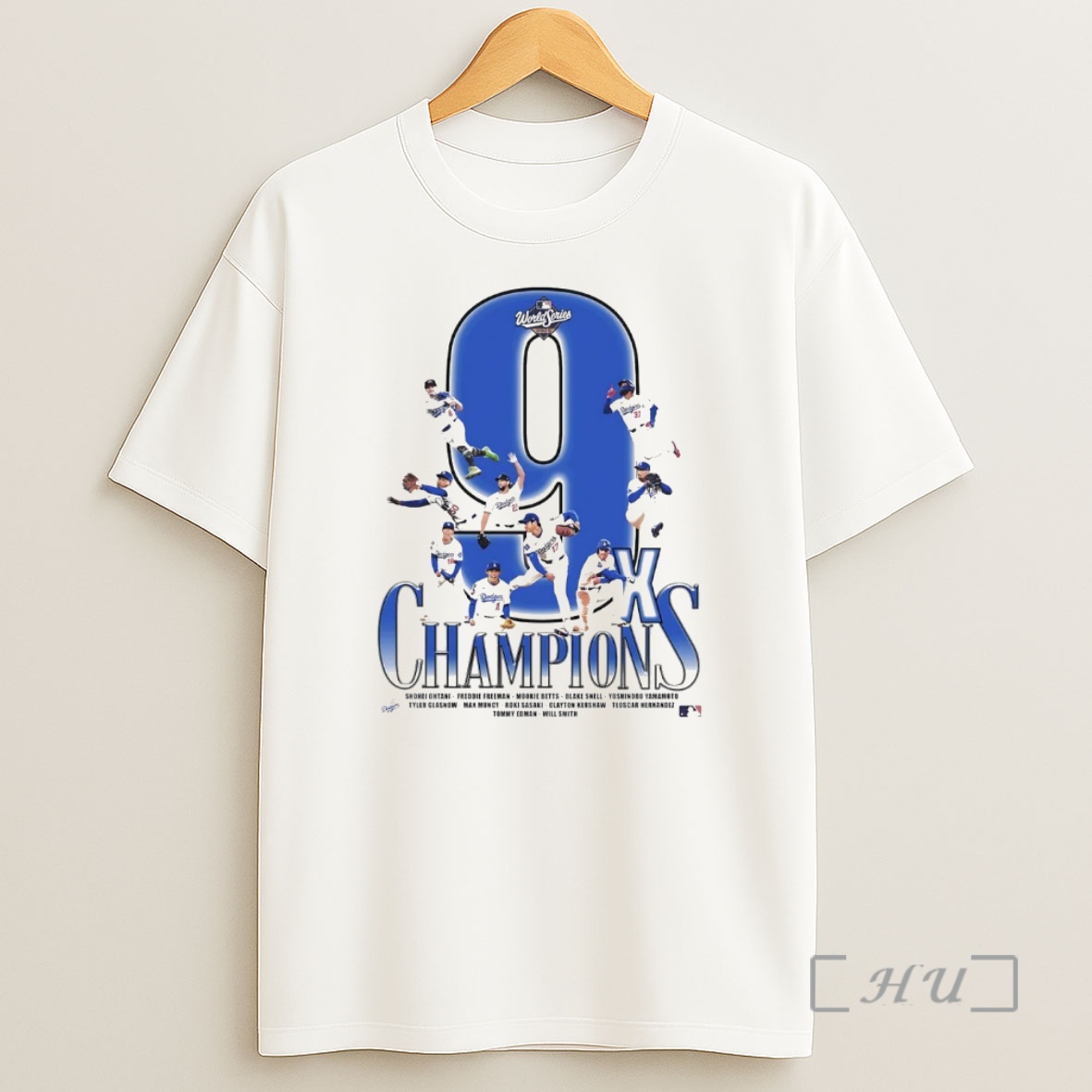 Officials Los Angeles Dodgers 9x World Series Champions Premium Shirt Sweatshirt Tee