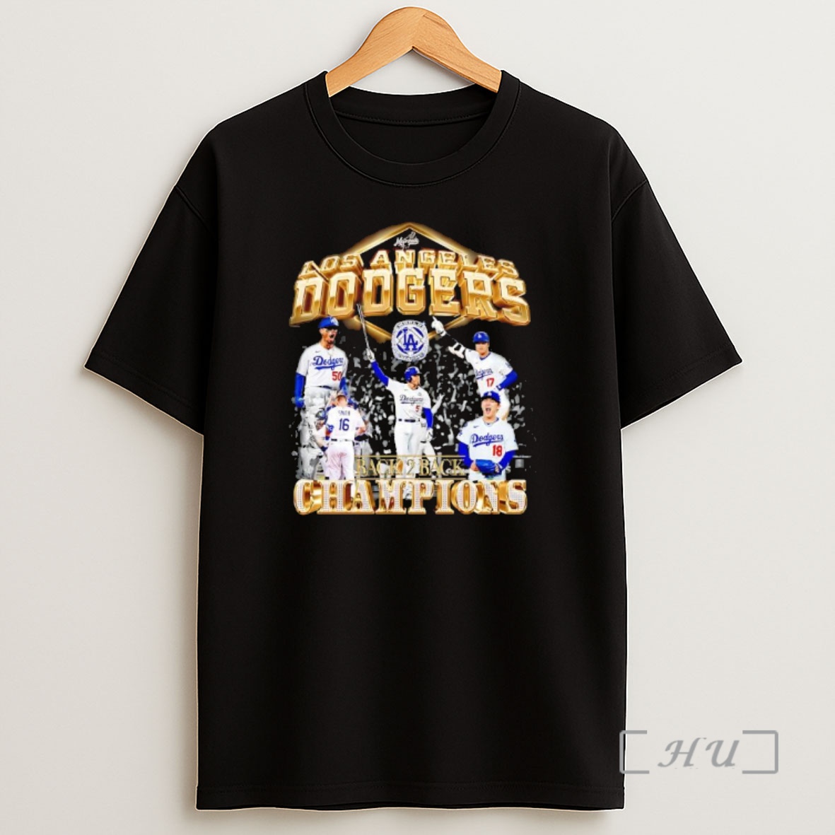 Officials Los Angeles Dodgers Back 2 Back Ws Champions Action Shots Premium Shirt Sweatshirt Tee