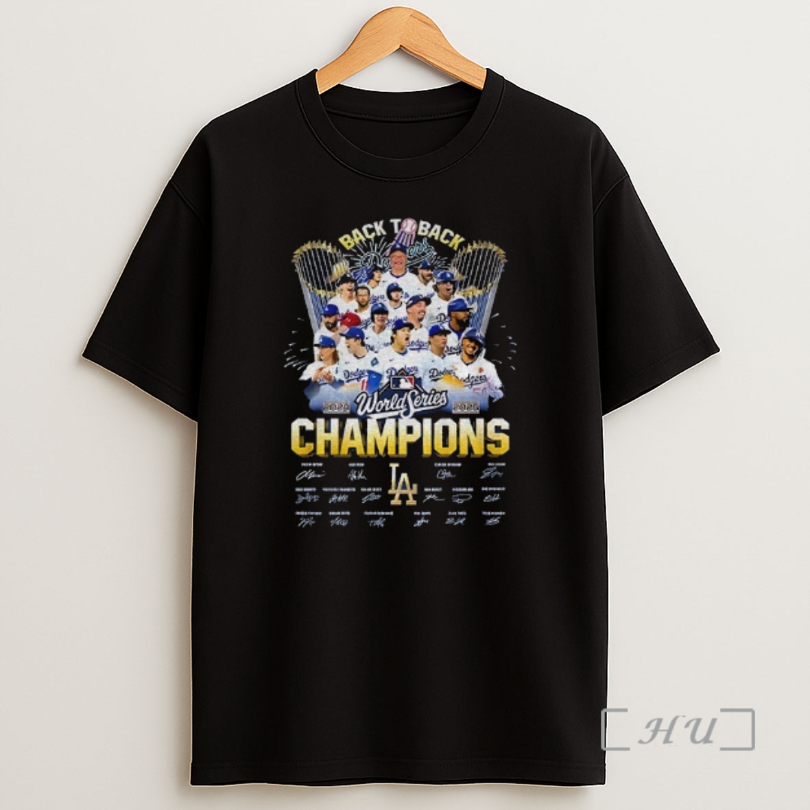Officials Los Angeles Dodgers Back To Back 2024 2025 World Series Champions Signatures Premium Shirt Sweatshirt Tee