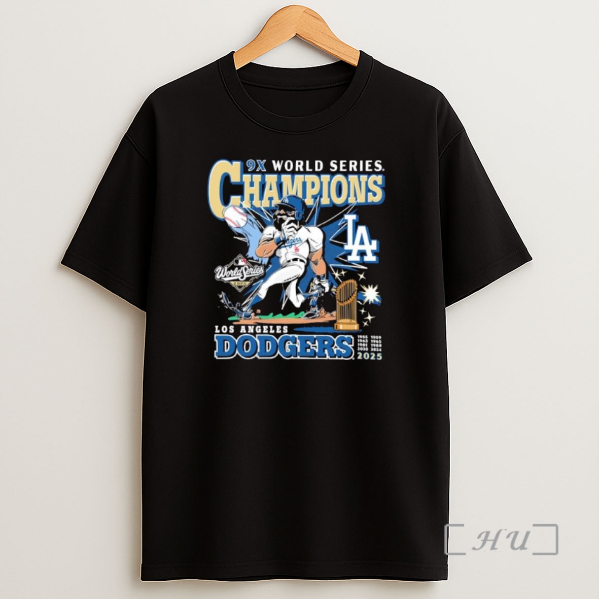 Officials Los Angeles Dodgers Mlb 2025 9x World Series Champions Cartoon Ornaments Premium Shirt Sweatshirt Tee
