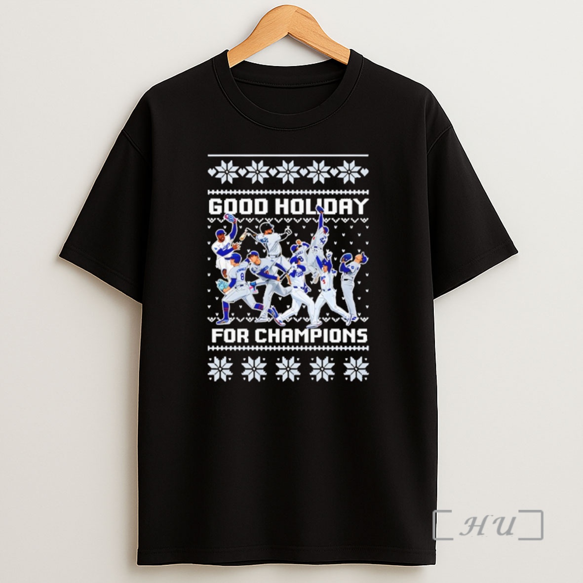 Officials Los Angeles Dodgers Players Good Holiday For Champions Christmas 2025 Premium Shirt Sweatshirt Tee