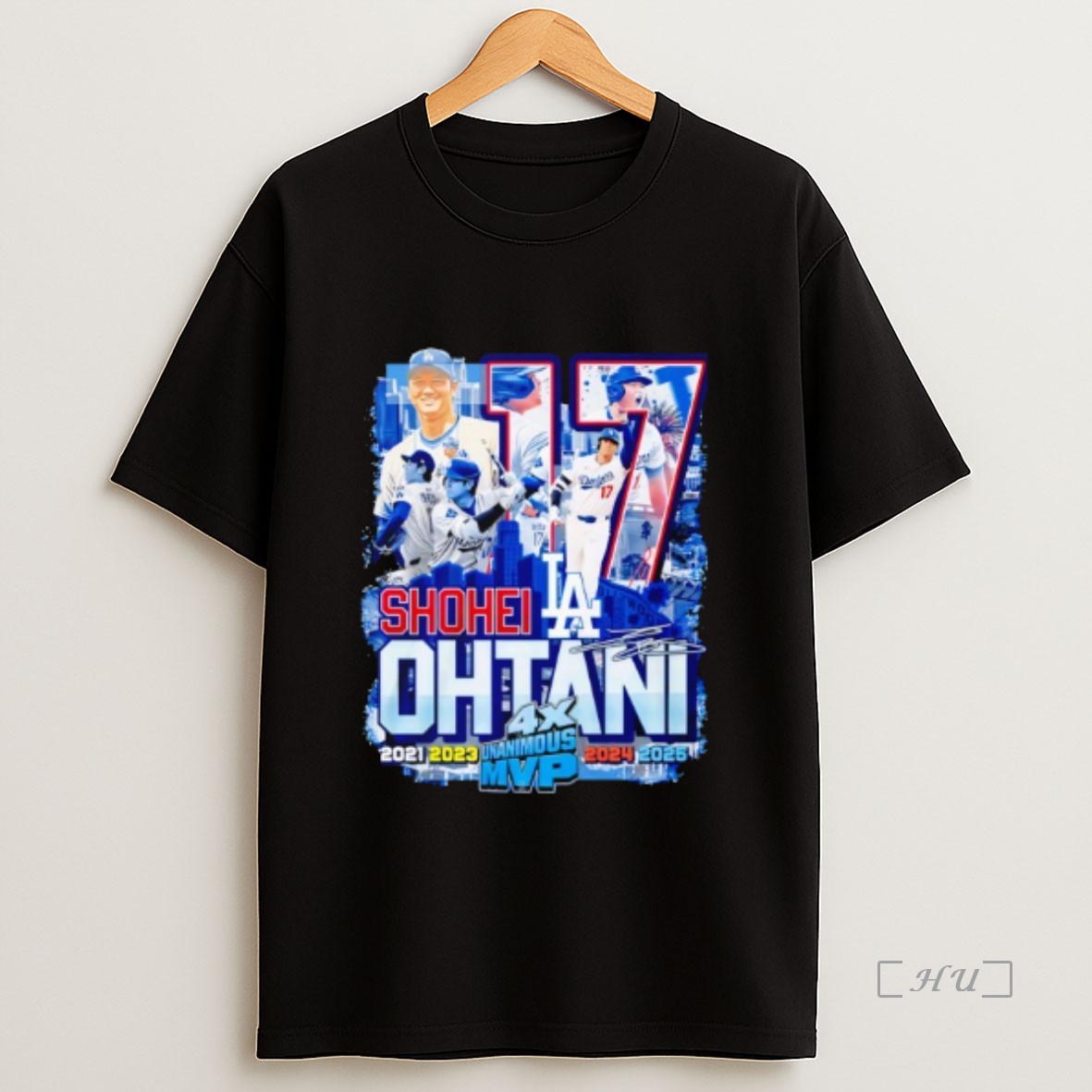 Officials Los Angeles Dodgers Shohei Ohtani 4x Unanimous Mvp 2021 2025 Premium Shirt Sweatshirt Tee 1