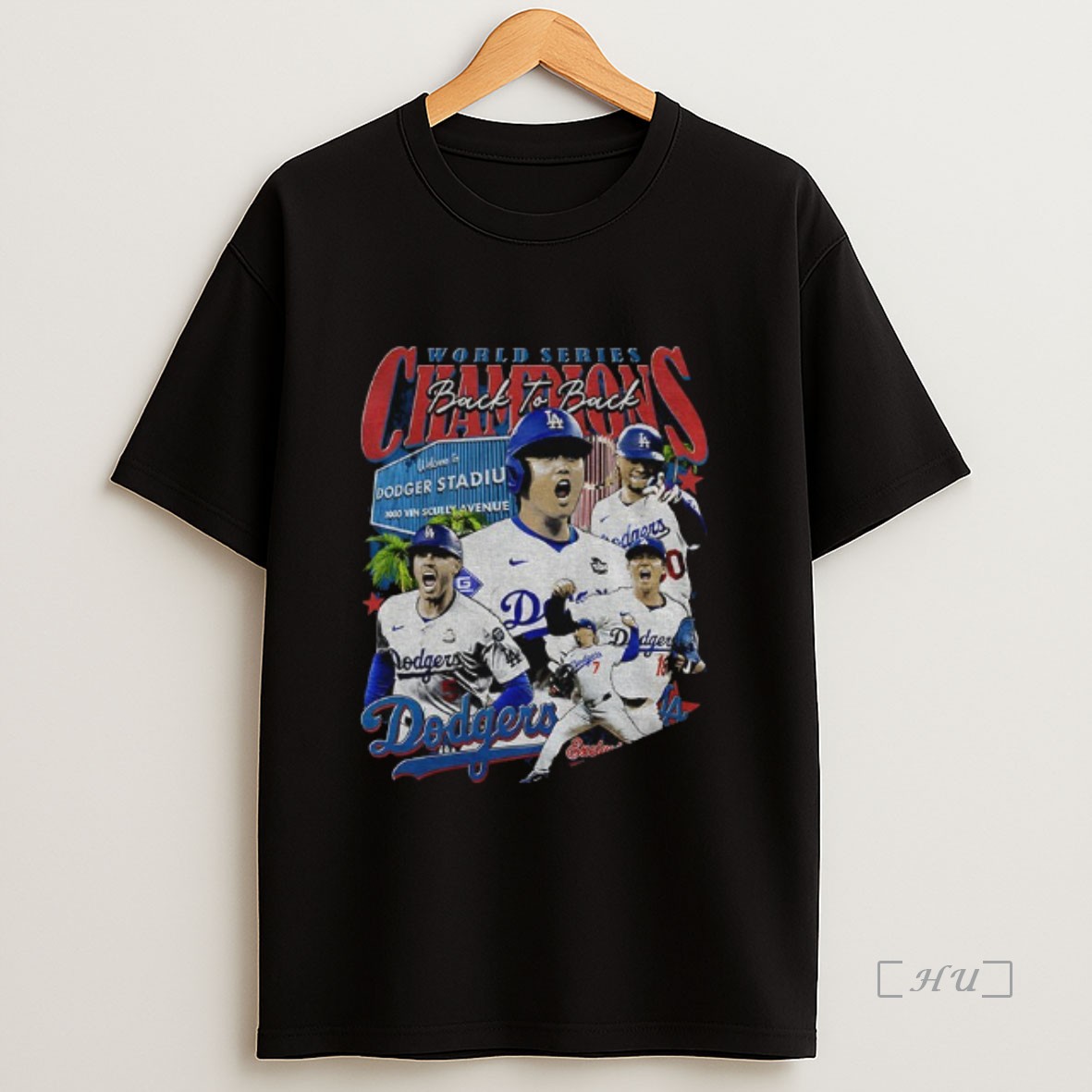 Officials Los Angeles Dodgers World Series Back To Back Dodgers Stadium 300 Vin Scully Avenue Premium Shirt Sweatshirt Tee