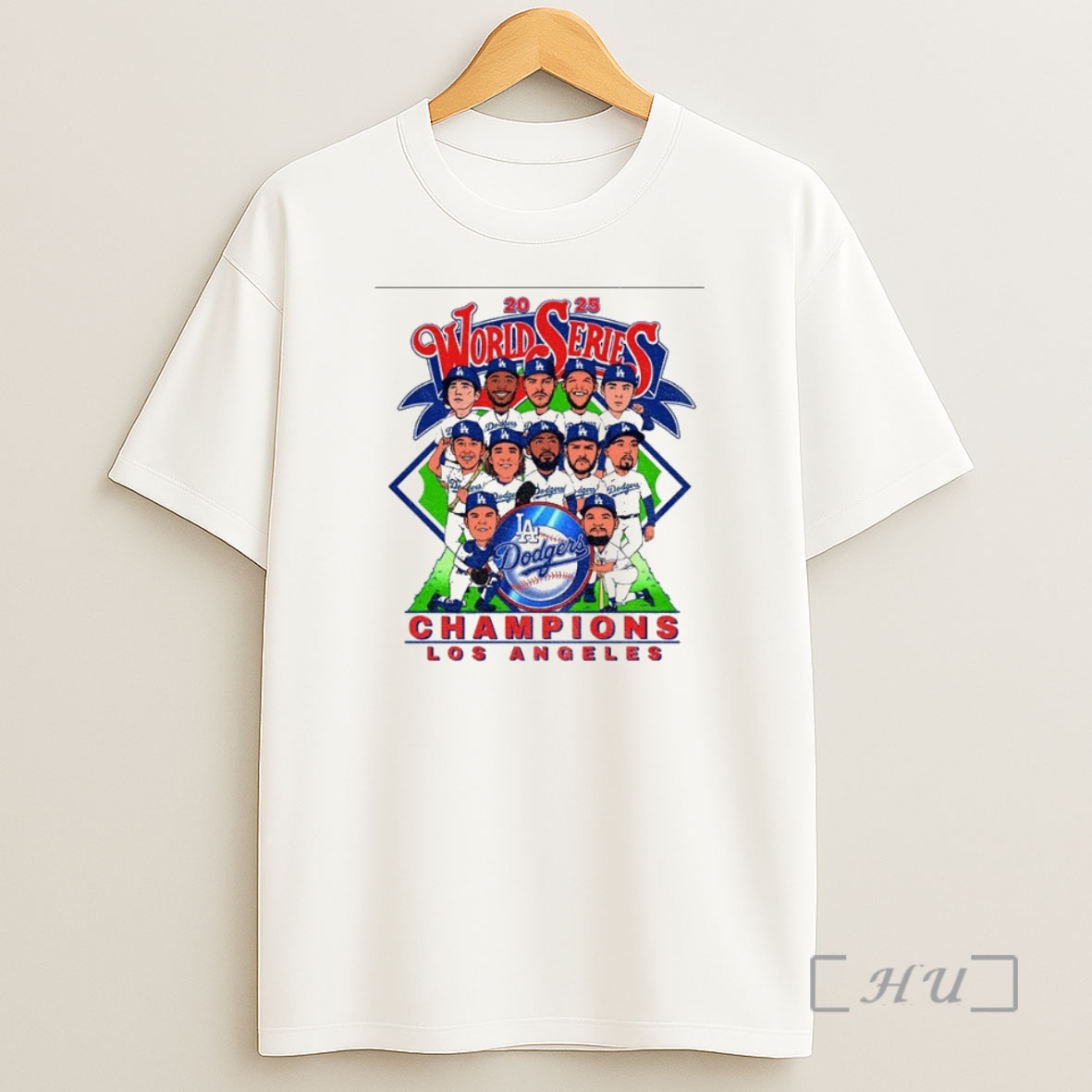 Officials Los Angeles Dodgers World Series Champions 2025 Cartoon Art Premium Shirt Sweatshirt Tee