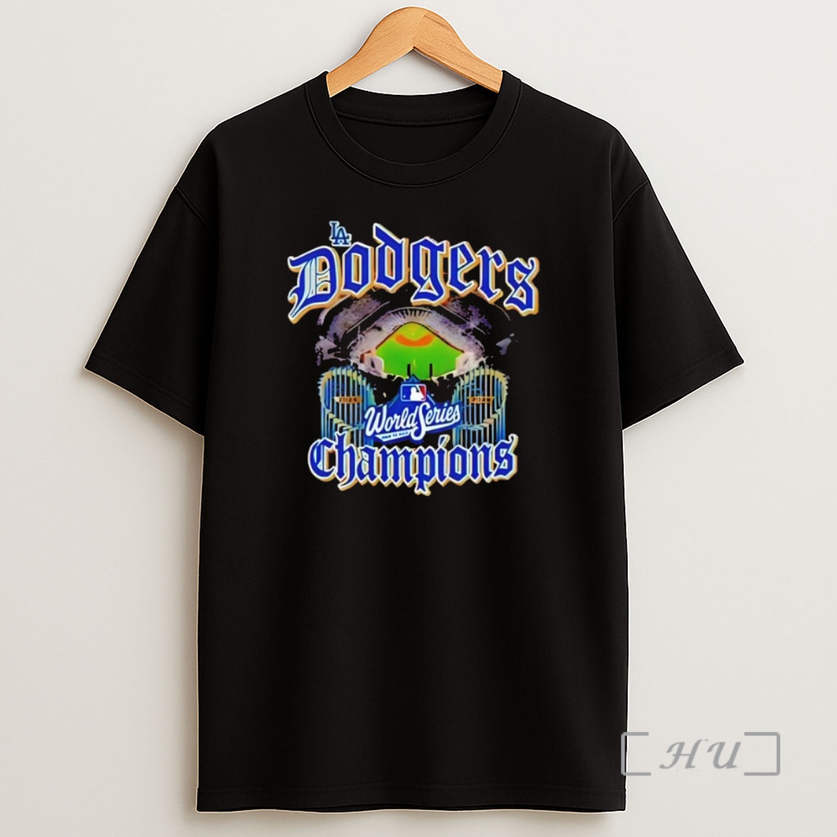 Officials Los Angeles Dodgers World Series Champs Stadium Black Premium Shirt Sweatshirt Tee