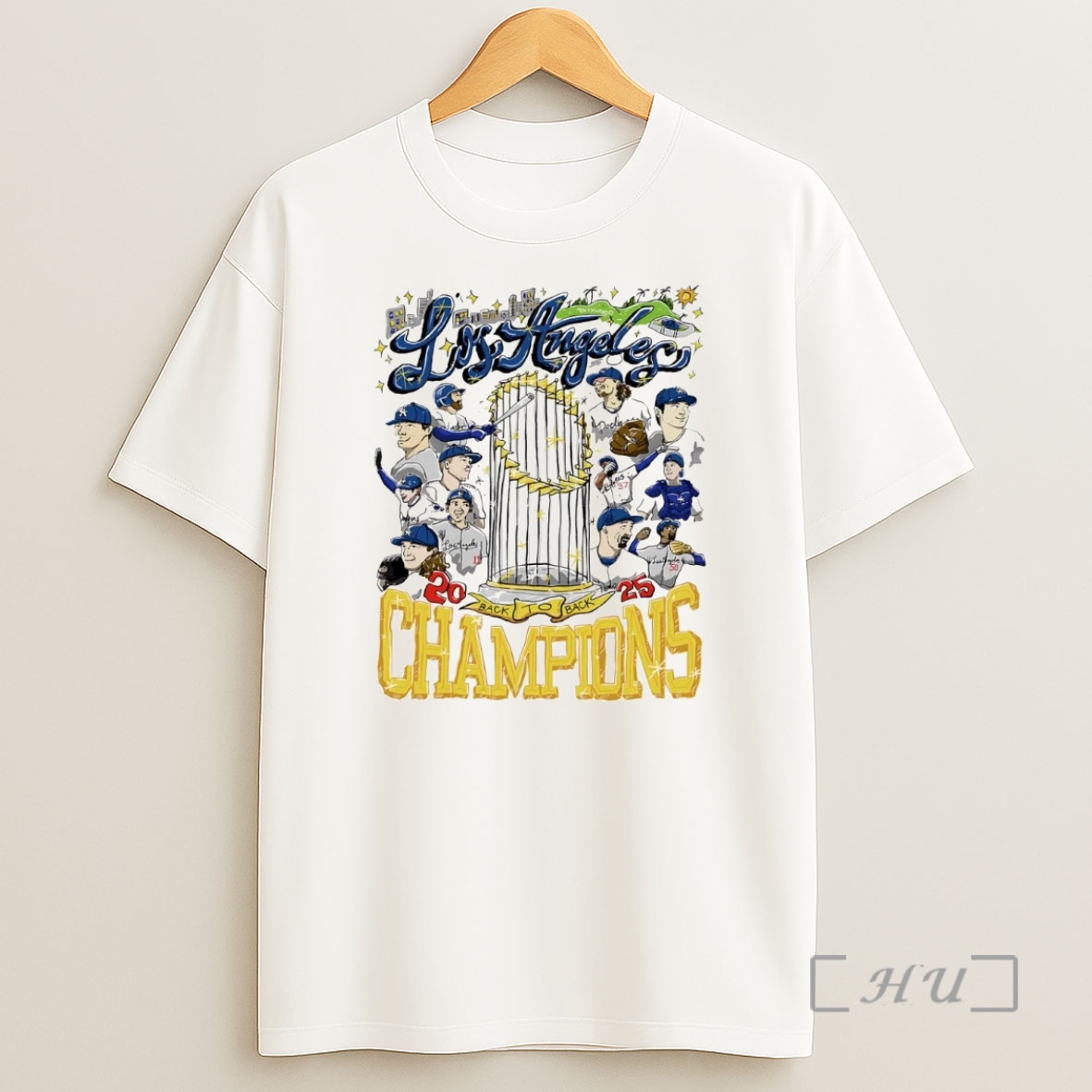 Officials Los Angeles Dodgers Back To Back Champions Trophy 2025 Premium Shirt Sweatshirt Tee