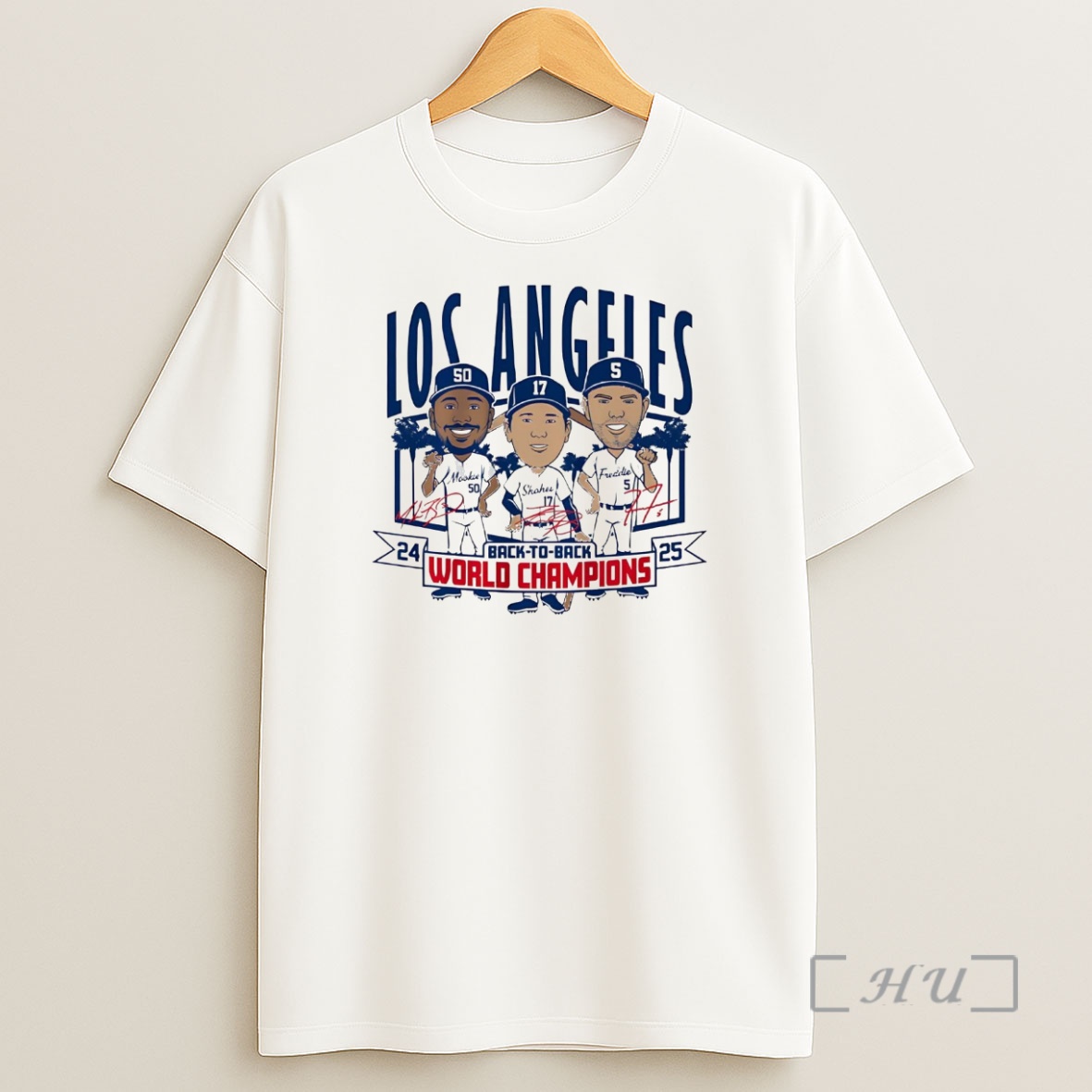 Officials Los Angeles Dodgers Back To Back World Champions 2025 Caricature Premium Shirt Sweatshirt Tee