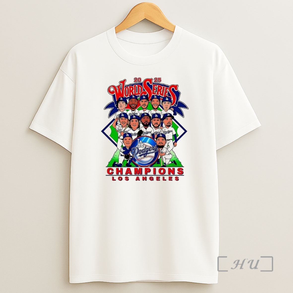 Officials Los Angeles Dodgers Caricature 2025 World Series Champions Premium Shirt Sweatshirt Tee